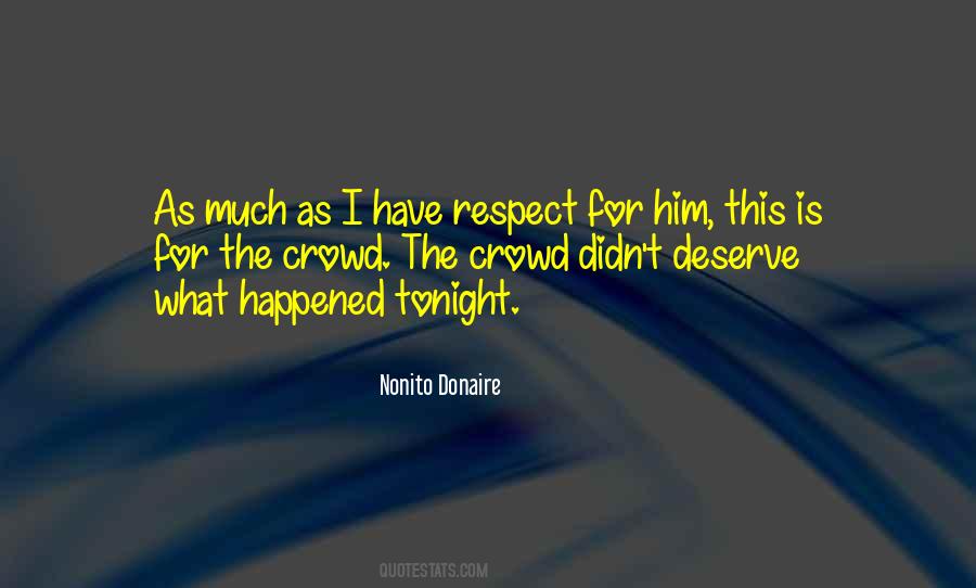Have Respect Quotes #1721248