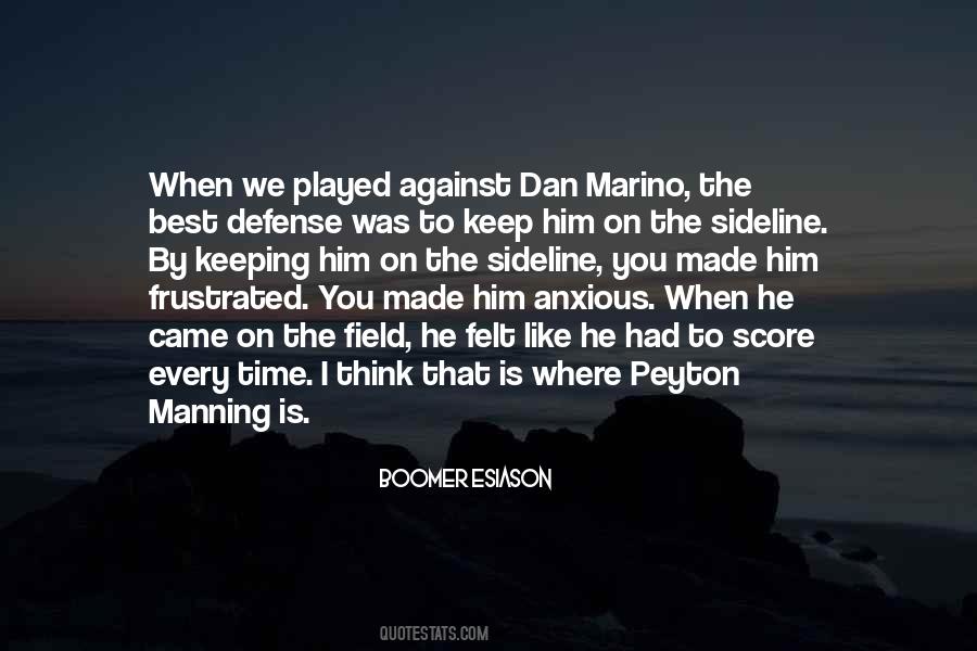 Defense Sports Quotes #1663962