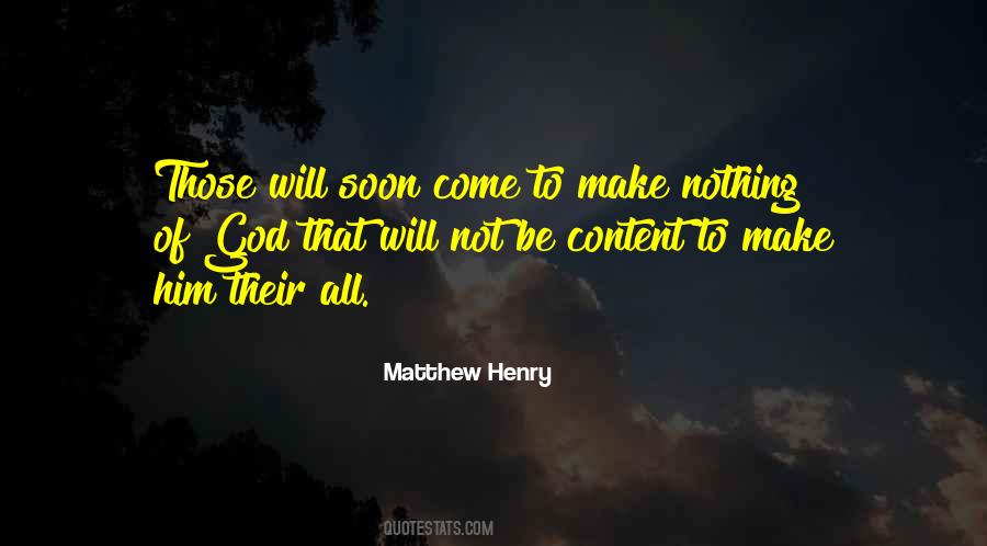 Not Content Quotes #169228