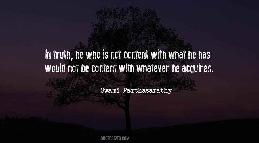 Not Content Quotes #1829943