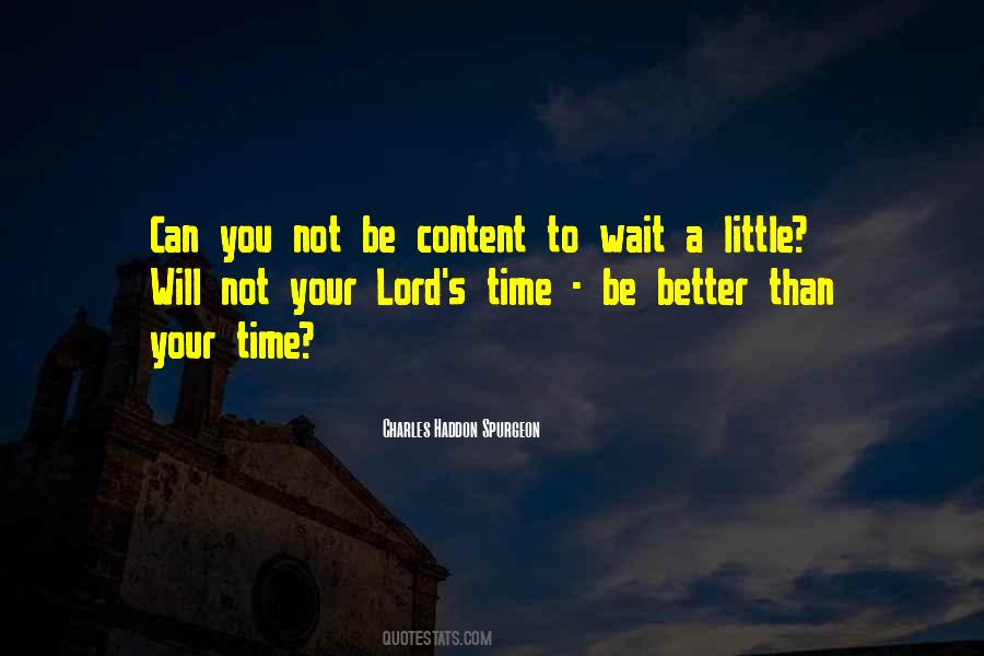Not Content Quotes #36694