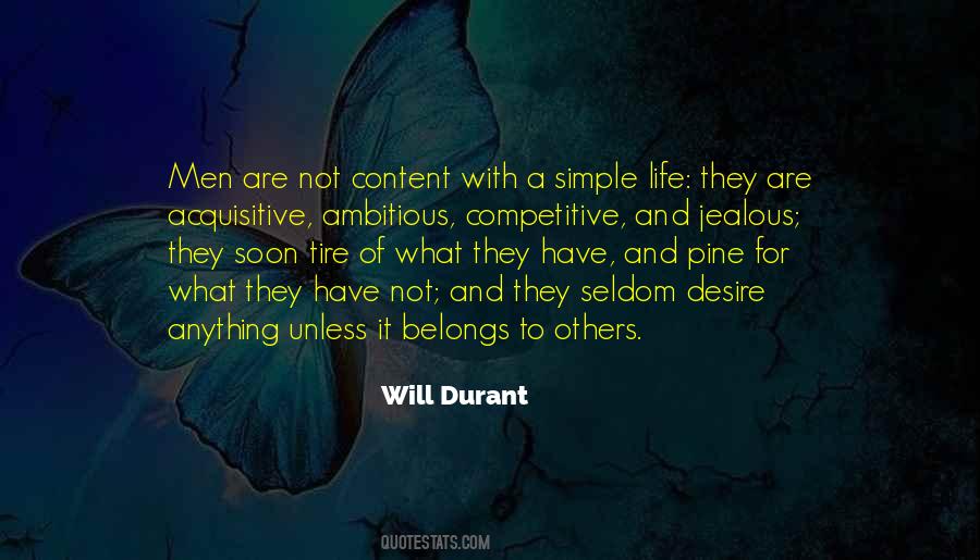 Not Content Quotes #666416