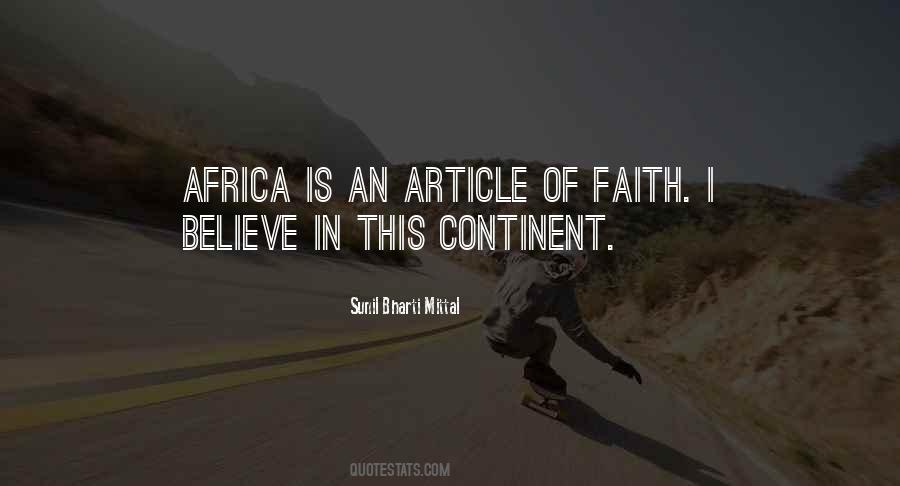 I Believe In Faith Quotes #626240