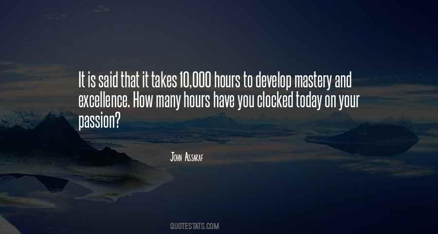 Passion And Excellence Quotes #1428826
