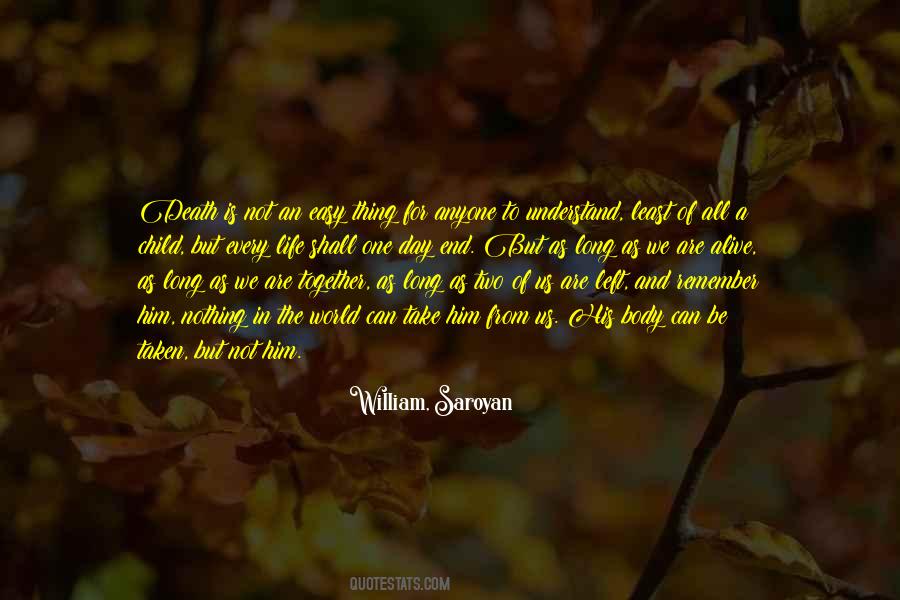 Not An Easy Life Quotes #416262