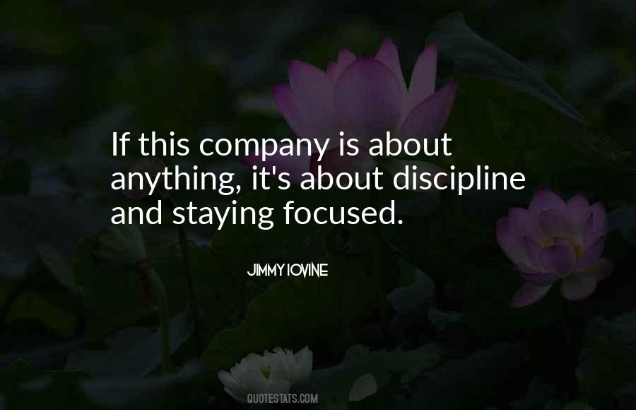 Business Discipline Quotes #1526447