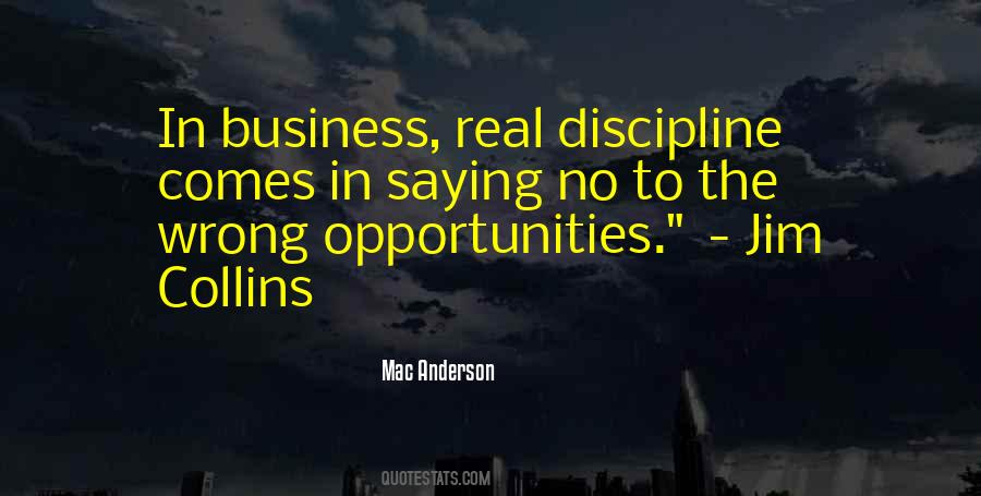 Business Discipline Quotes #182920