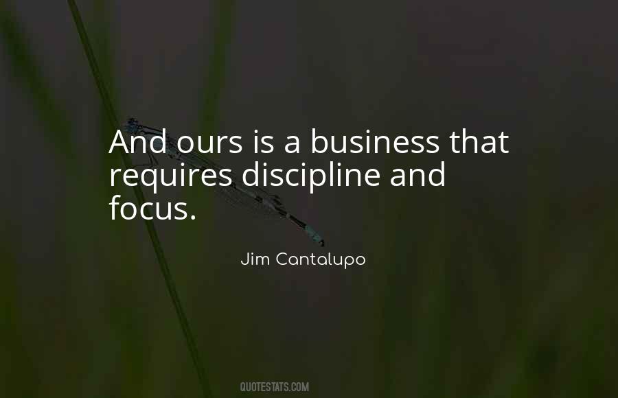 Business Discipline Quotes #412449