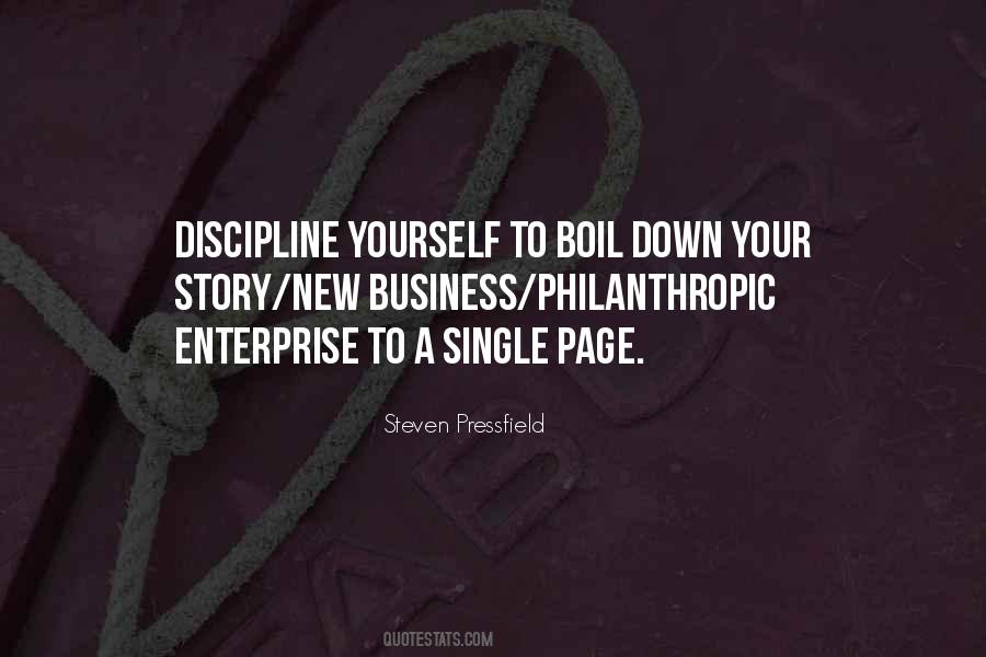 Business Discipline Quotes #877039