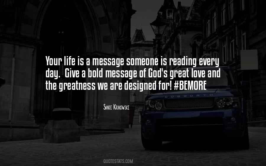 Message Of The Day Quotes #1649750