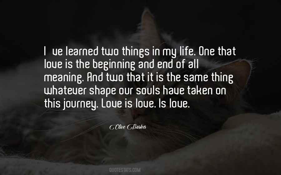 Journey Of Life Love Quotes #1597245