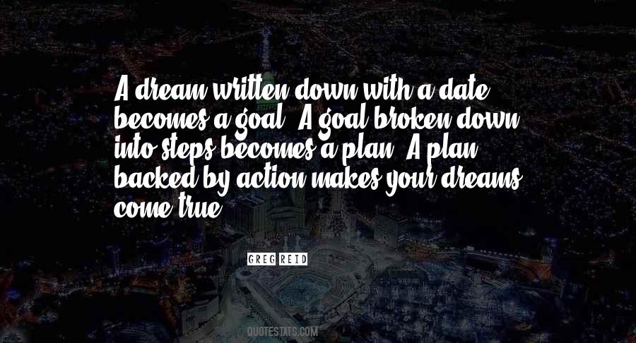 A Dream Written Down With A Date Quotes #1709110 A Dream Written Down With A Date Quotes #1709110