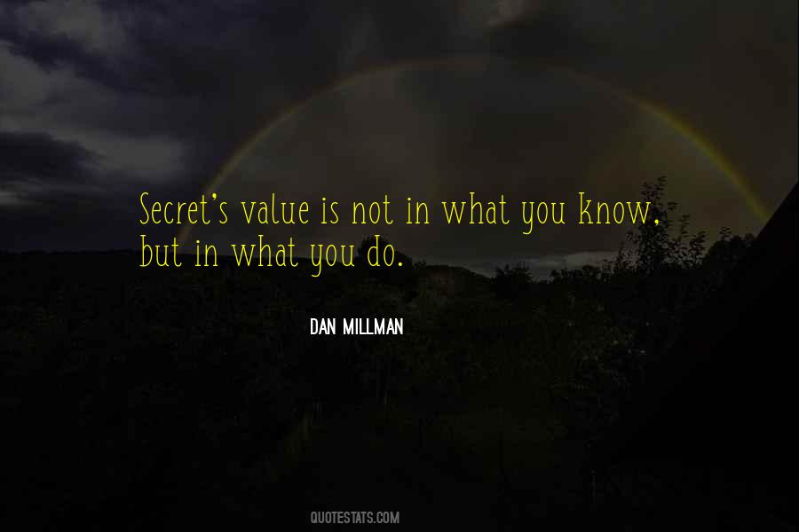 Know The Value Of Yourself Quotes #161161