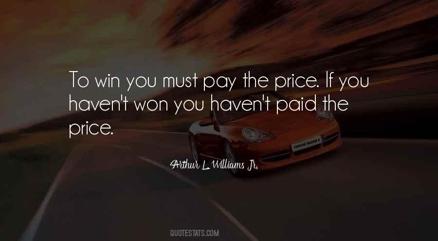 Paid The Price Quotes #837159