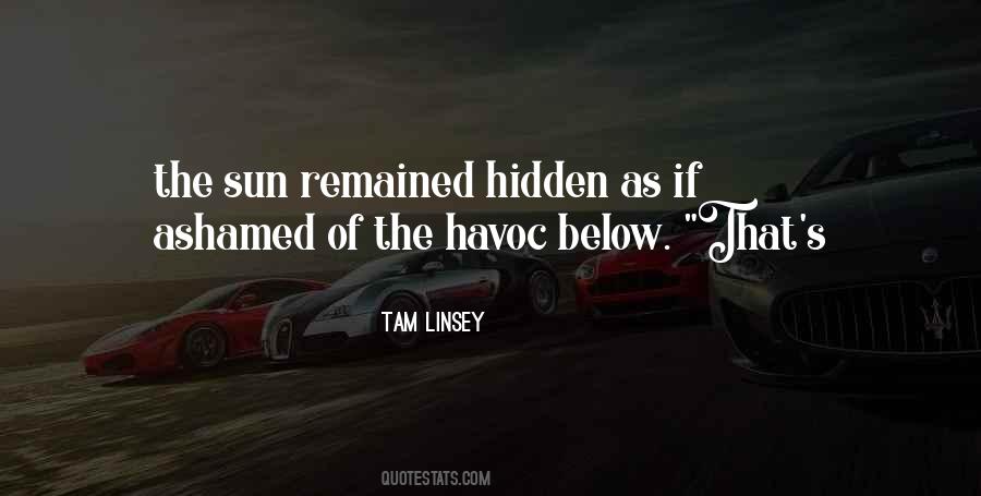 Hidden Sun Quotes #398596