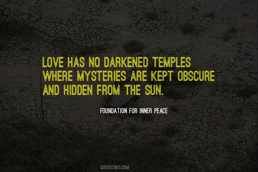 Hidden Sun Quotes #47119