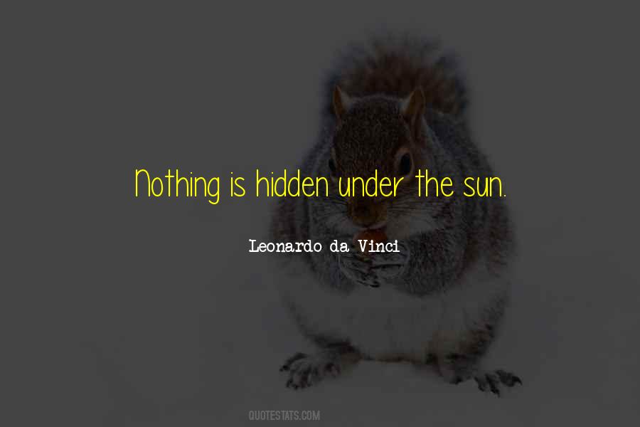 Hidden Sun Quotes #782101