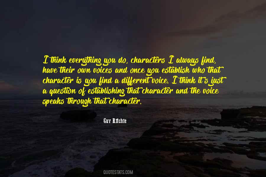 Thinking Of You Character Quotes #1448785