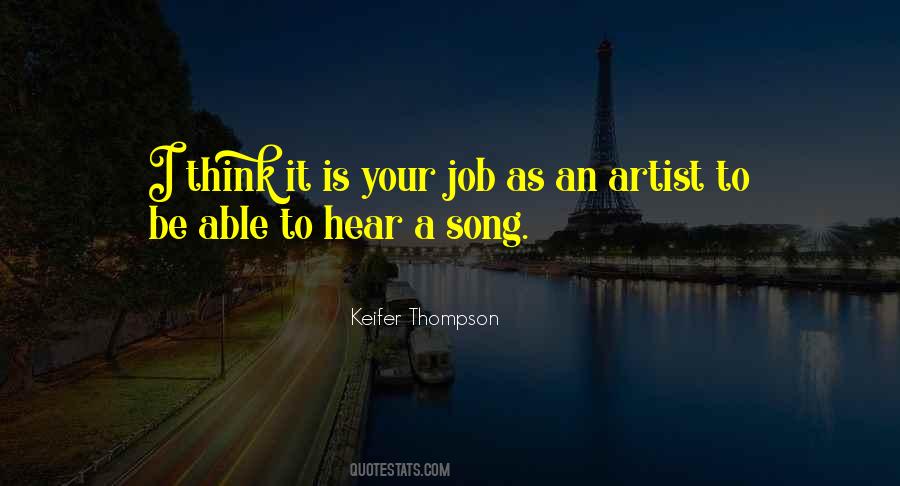 Song Artist Quotes #100855