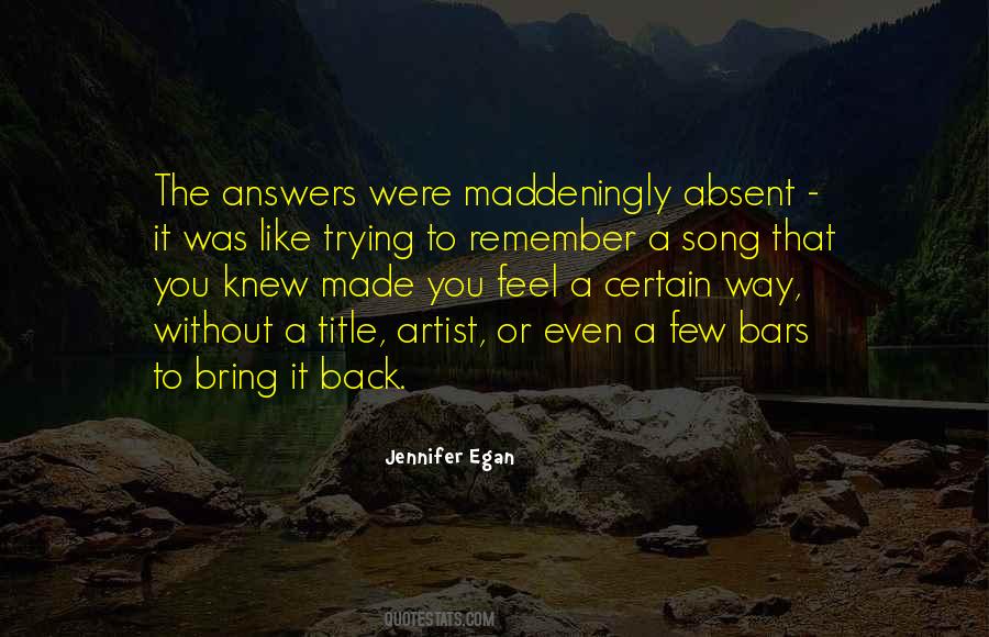 Song Artist Quotes #414207