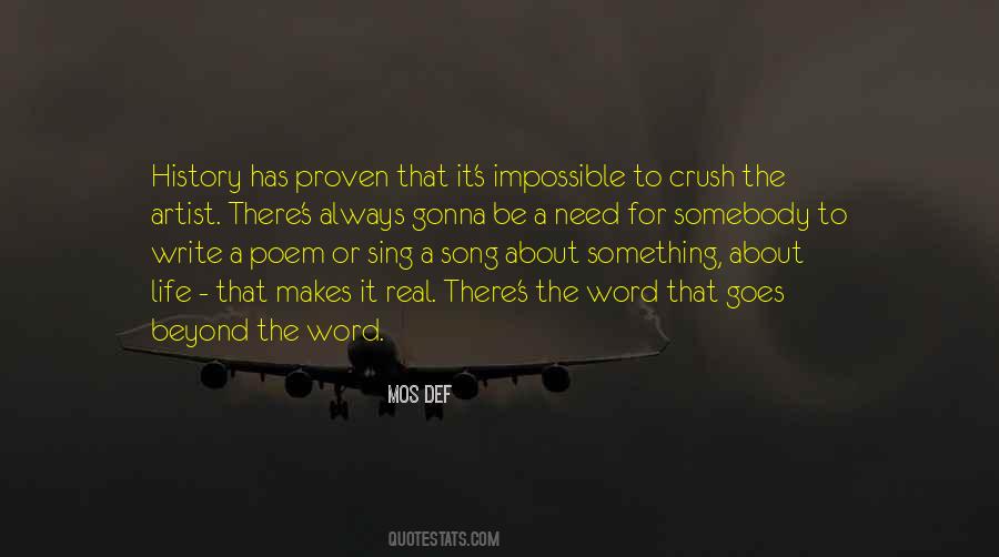 Song Artist Quotes #59855