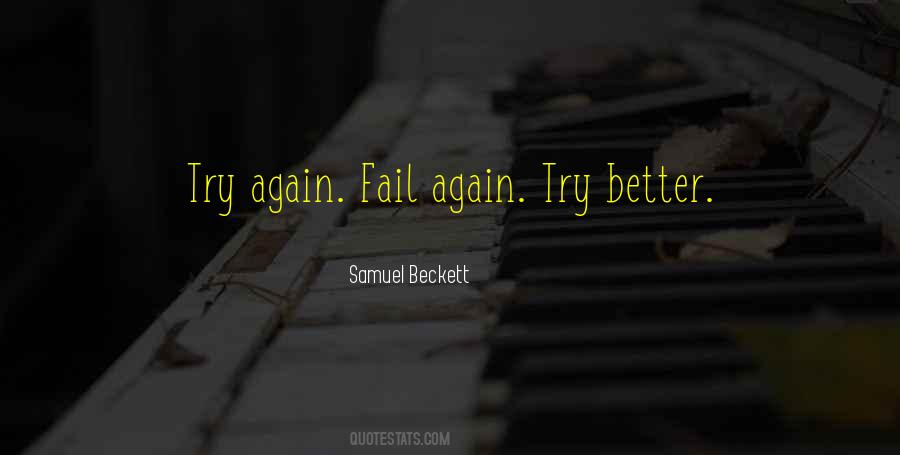 Fail Fail Again Fail Better Quotes #1674862