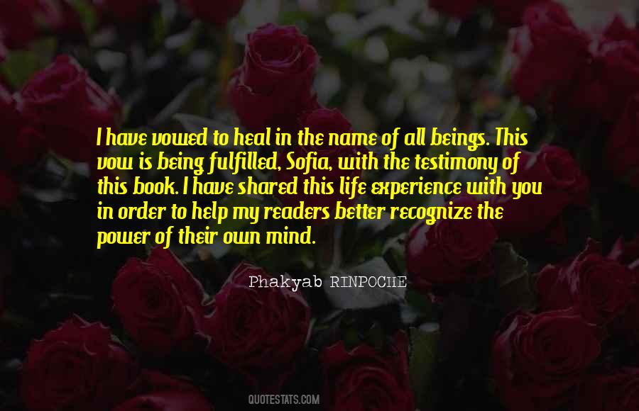 Power Of My Mind Quotes #1183993