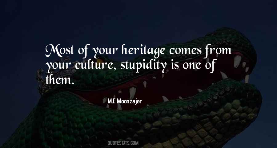 Quotes About Heritage And Culture #313351