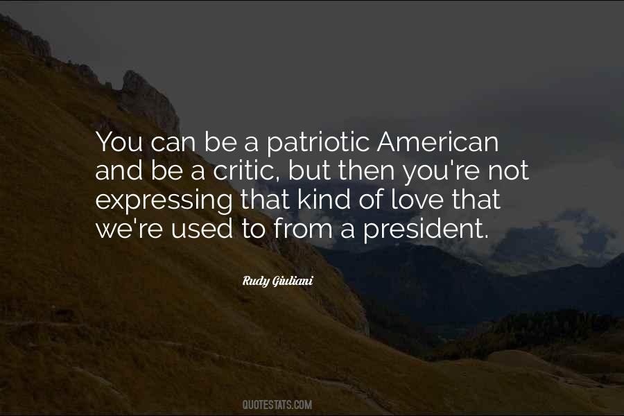 Patriotic President Quotes #826086