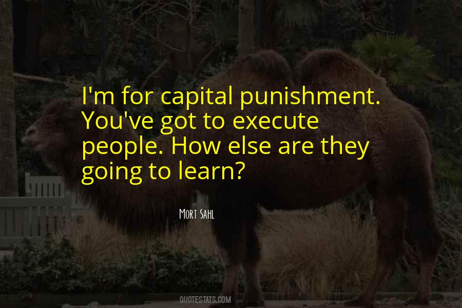 Capital Punishment For Quotes #23827