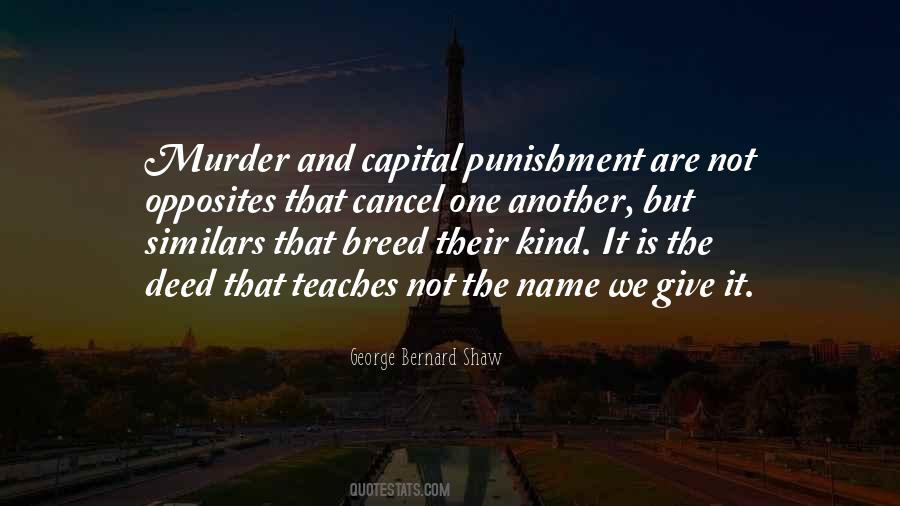 Capital Punishment For Quotes #768584