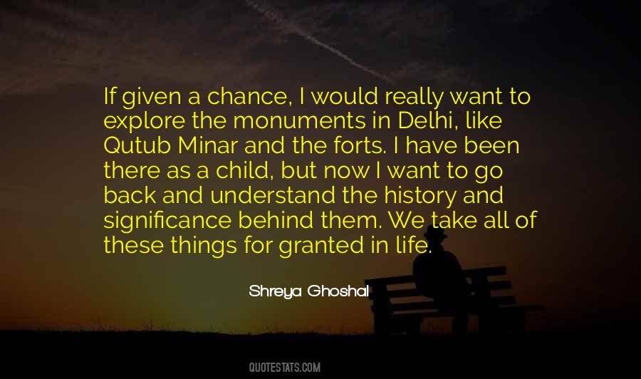 We Take Things For Granted Quotes #58652