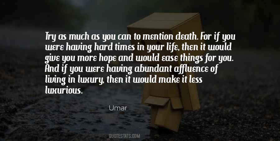 Living Luxury Quotes #1801119