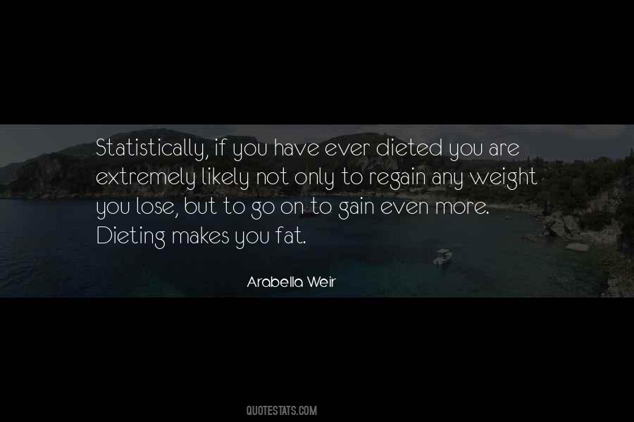 Fat Weight Quotes #1537670