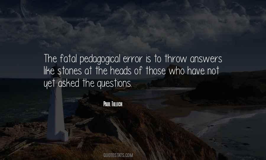 Fatal Error Quotes #1533712