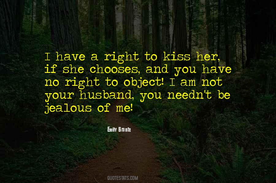 No Right To Be Jealous Quotes #1334250