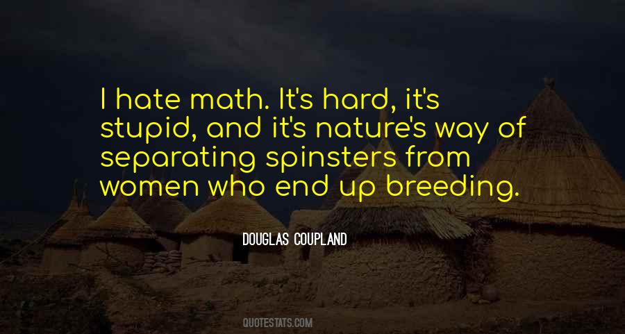 Hate Math Quotes #737186