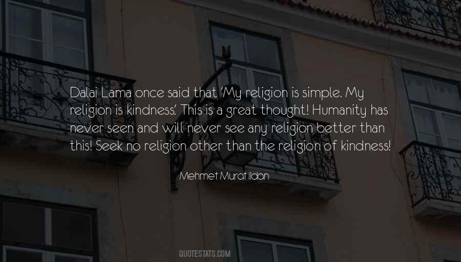 This Is My Simple Religion Quotes #80664