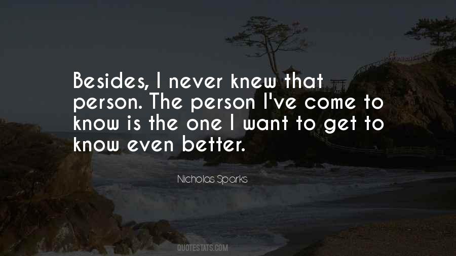 I Want That Person Quotes #213288