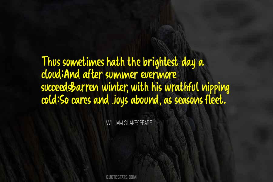 Cold Summer Quotes #1608985