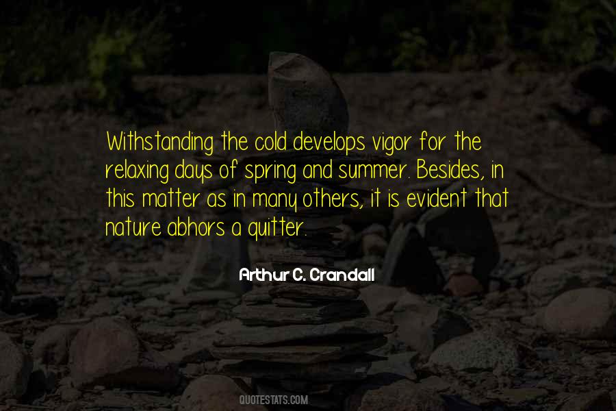 Cold Summer Quotes #1899