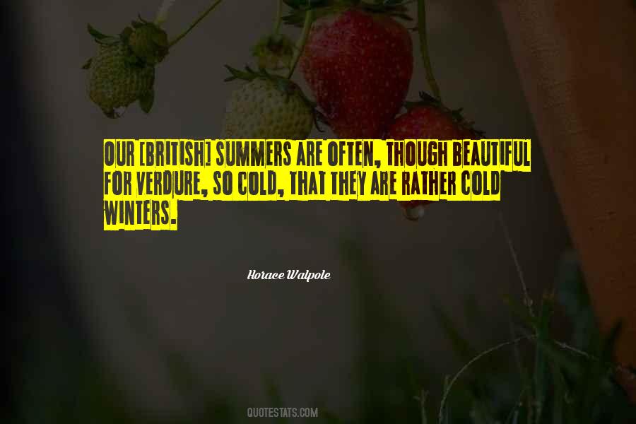 Cold Summer Quotes #647009