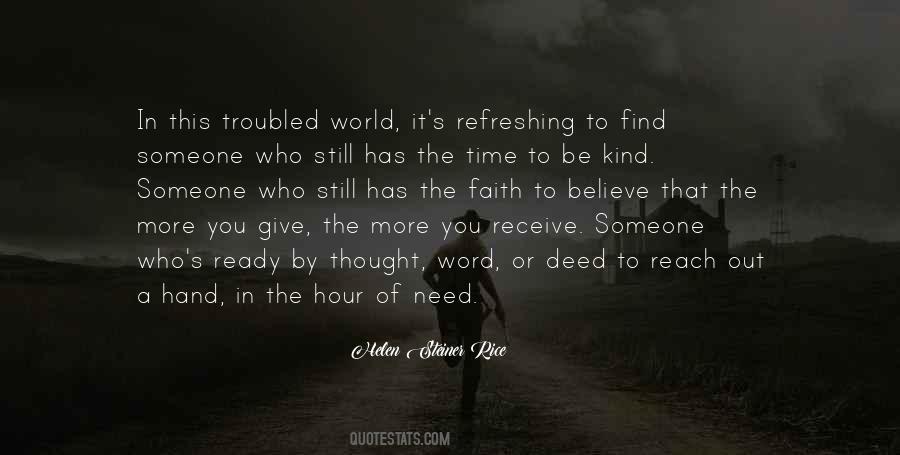 Be Kind To The World Quotes #1630129