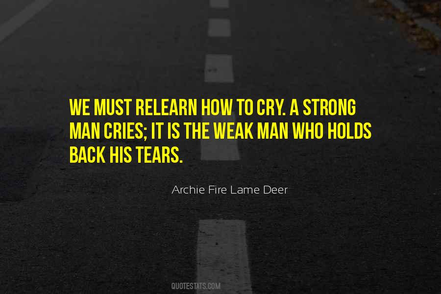 Men Cry Quotes #1207534
