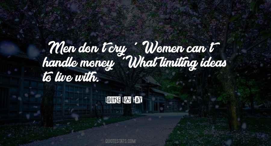 Men Cry Quotes #1479375