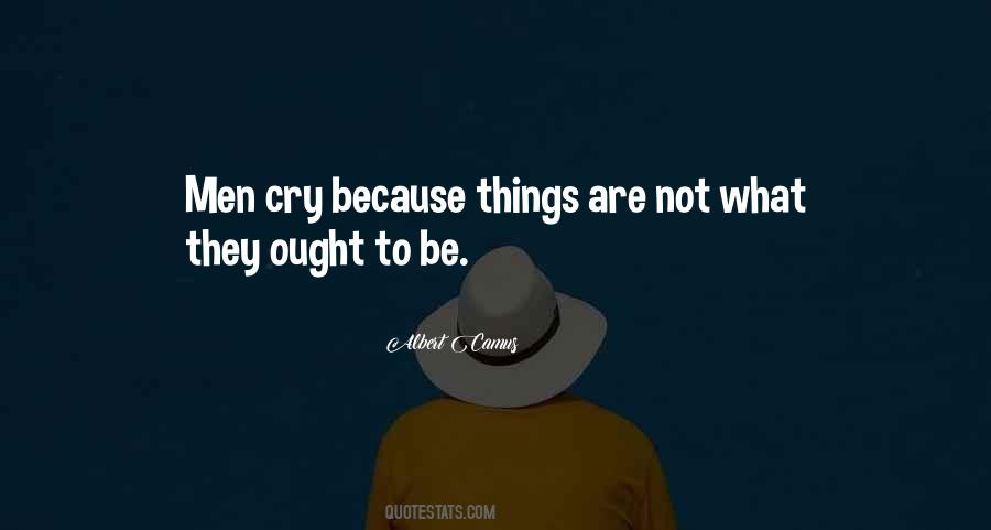 Men Cry Quotes #217591