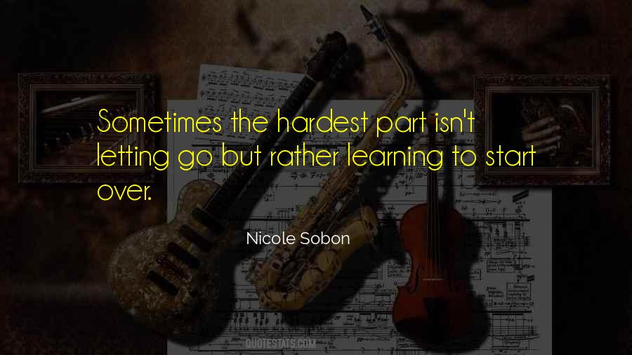 Sometimes Letting Go Quotes #1877679