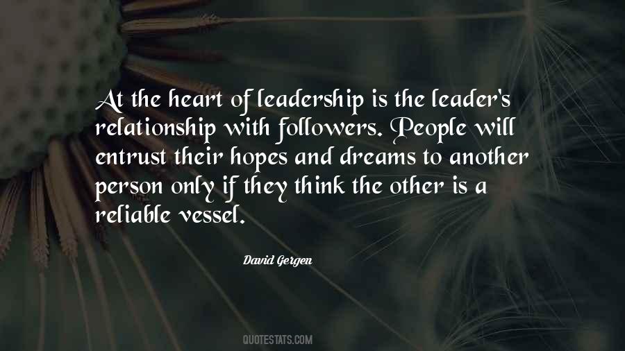 Relationship Leadership Quotes #768667