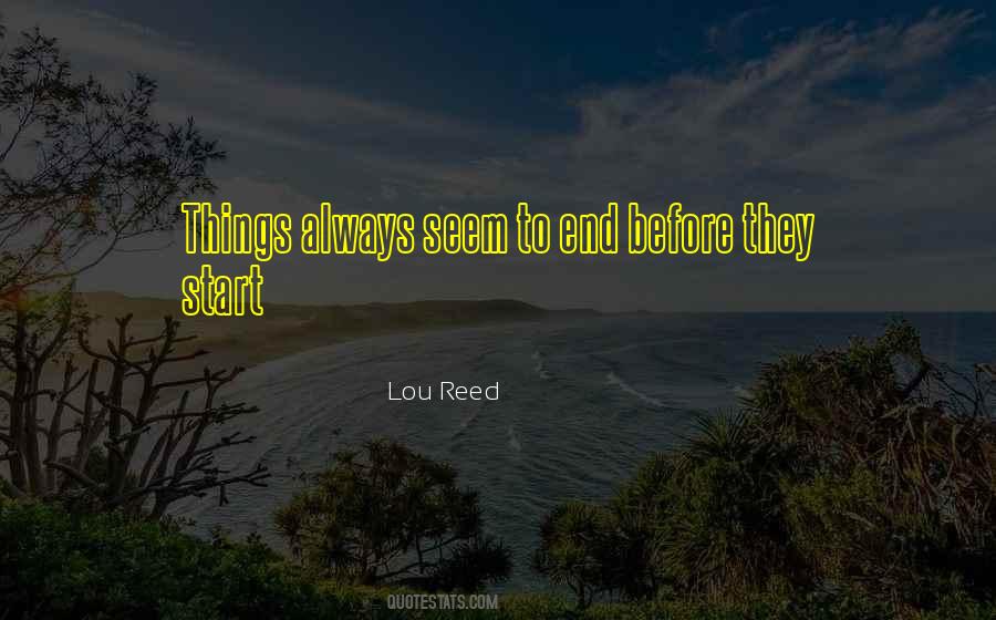 Things End Quotes #40599