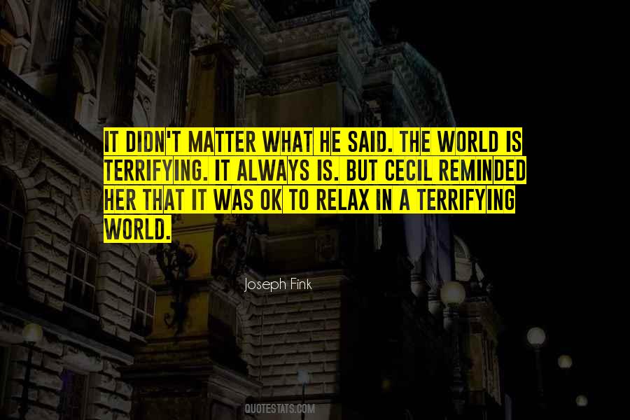 Just Relax And Let Go Quotes #11958
